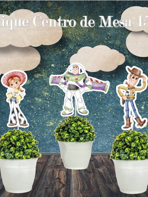 Toy story aplique grande para centro de mesa 15cm