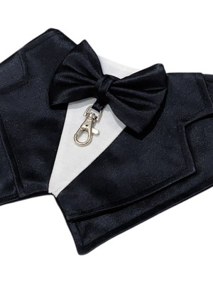 Bandana camisa com gancho porta alianças pp- pet wedding