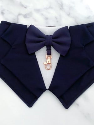 Bandana camisa com gancho porta alianças m- pet wedding