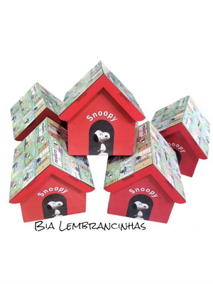 Centro de mesa snoopy