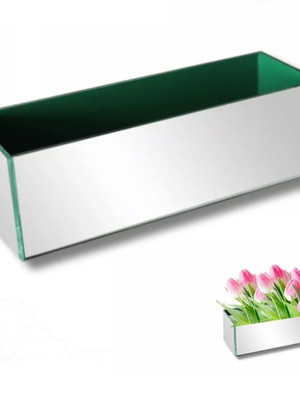 Vaso cachepot de vidro floreira