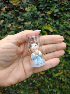 Mini nossa senhora de lourdes - kit com 25 unidades