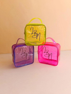 Necessaire logo personalizada no silk