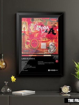 Quadro a4 spotify album lado b lado a o rappa
