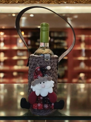 Porta vinho de natal