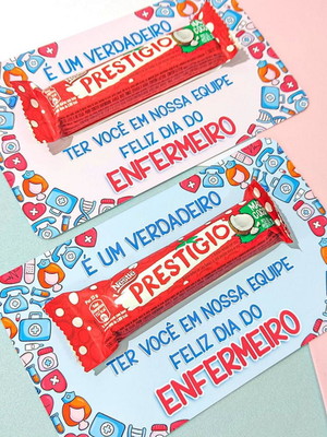 Card com bombom