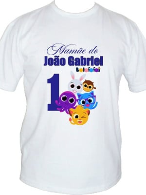 Kit 3 camisetas personalizadas do bolofofo