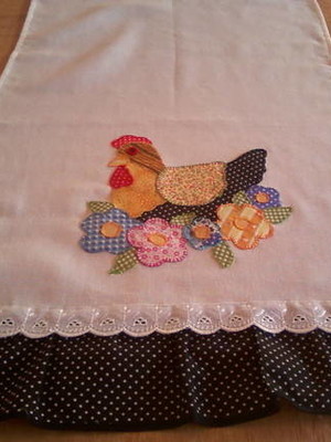 Pano de prato em patchwork