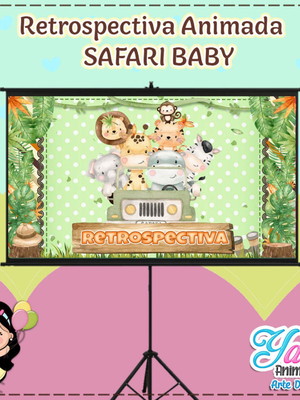 Retrospectiva animada safari baby