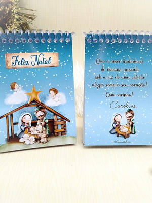 Bloquinho de natal com calendário