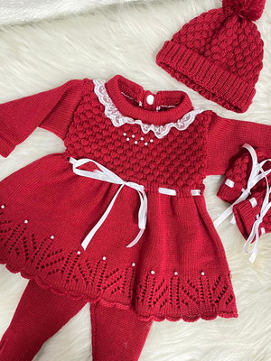 Kit prematuro com vestido 4 peças