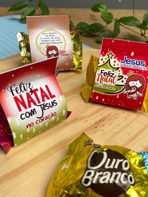 Porta bombom personalizado natal