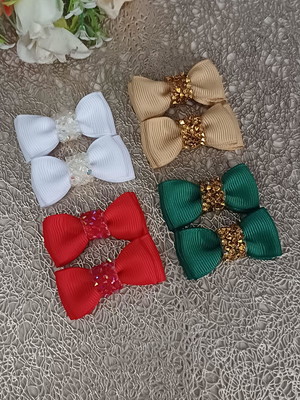 Laço de natal pp/parzinho infantil