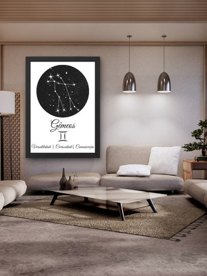 Arte digital quadro signo gêmeos