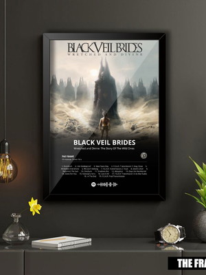 Quadro a4 spotify black veil brides wretched and divine