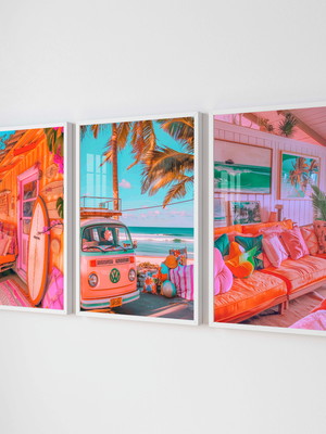 Quadros boêmia praiana