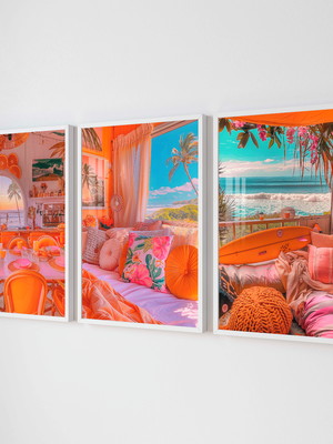 Quadros boêmia praiana