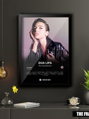 Quadro a4 spotify dua lipa album dua lipa