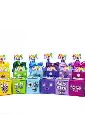 Kit 30caixa milk ,cubo,piramide numberblock