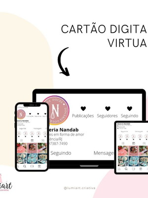 Cartão de visita virtual interativo