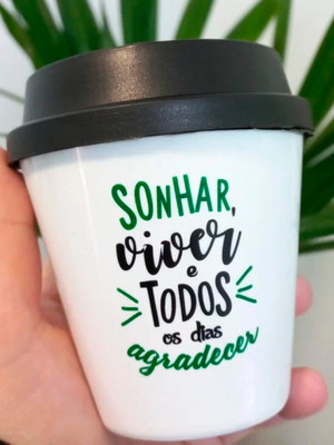 Copo eco personalizado de café 300ml