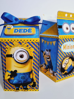 Caixa milk - minions