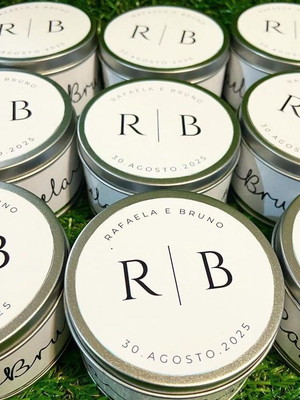 50 latas de metal personalizadas