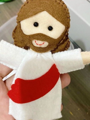 Mini boneco do jesus