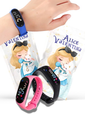 Lembrancinha alice no país das maravilhas com relógio