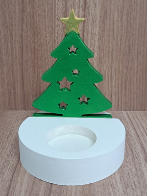 Luminária de árvore de natal