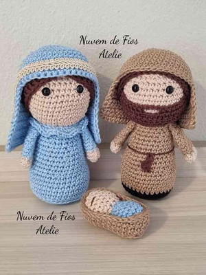 Sagrada família, amigurumi - 1