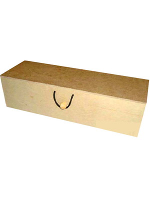Caixa mdf para vinho com dobradiças e elástico cx005-7