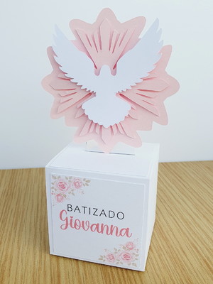 Caixa cubo batizado