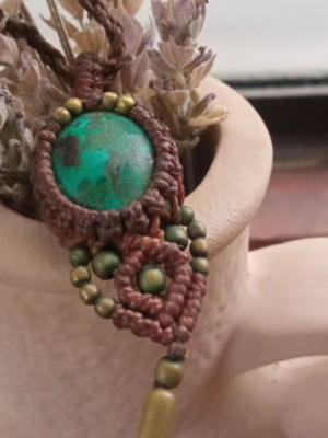 Colar macramê boho