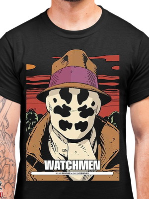 Camiseta watchmen - rorschach