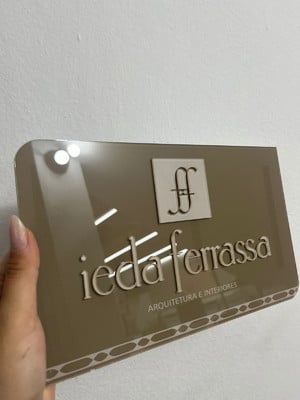 Placa para porta personalizada