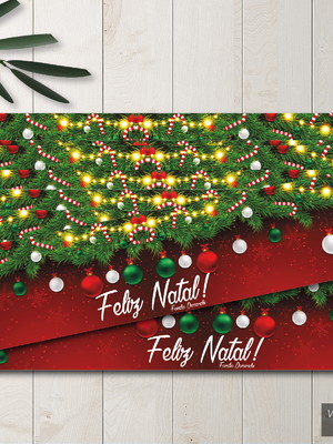 Rótulo adesivo tubolata (7x10) natal
