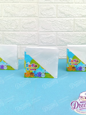 Porta guardanapo de papel bolofofos cd031