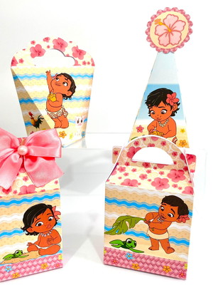 Kit personalizados caixinhas moana