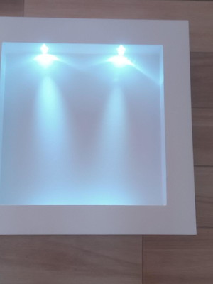 Nicho com moldura 40x40x20 com led