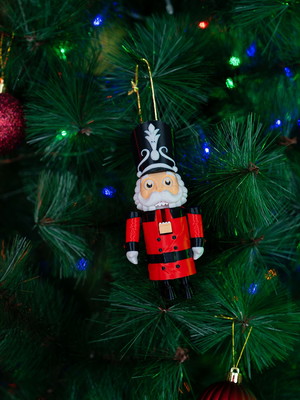 Enfeite de natal - newt, the nutcracker - impressão 3d