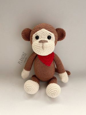 Macaco bob amigurumi