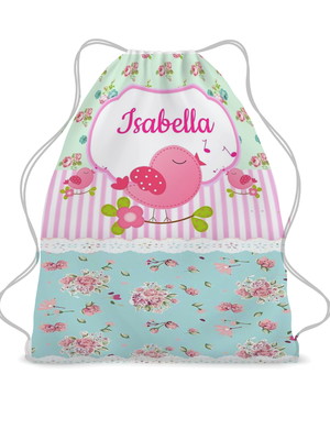 20 mochila saco lembrancinha sacolinha jardim encantado