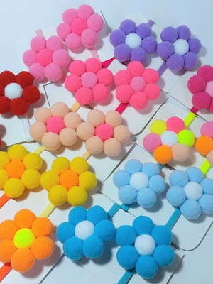 Florzinha de pompom