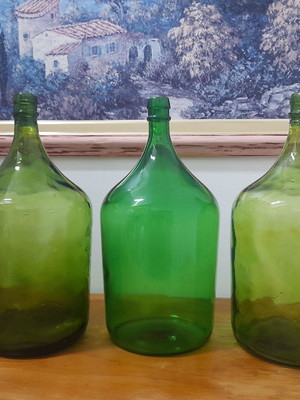Garrafão tons de verde claro