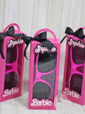 Arquivo de corte caixa óculos barbie