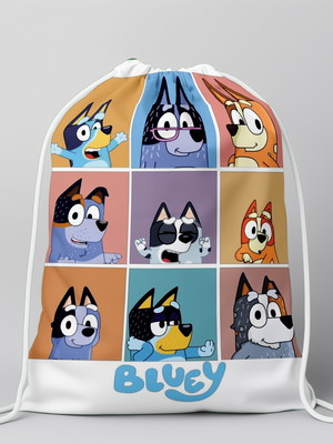 Mochilinha personalizada bluey