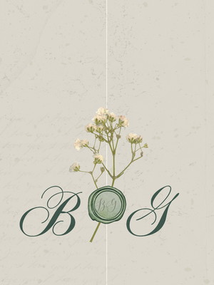 Convite digital interativo de casamento - estilo vintage