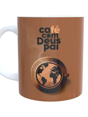 Caneca personalizada café com deus pai 2025 lançamento