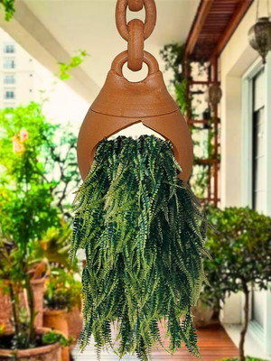 Vaso suspenso de jardim vertical plantas pendentes cachepot